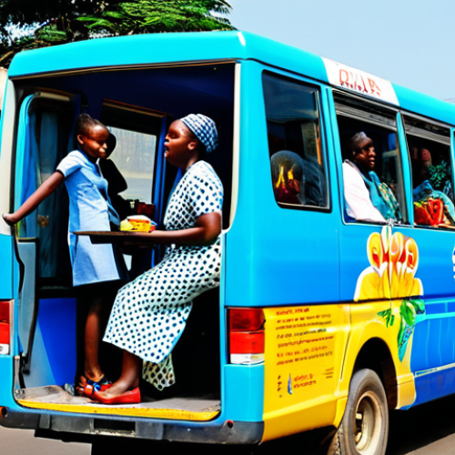 Home 6 A vibrant "Chapa" scene**
"A fully clothed woman, professional attire, riding in a crowded "chapa" minibus in Maputo, Mozambique. The minibus is brightly colored with local advertisements. People are packed inside, but everyone is smiling. Outside, the bustling street scene includes vendors and pedestrians. Safe for work, appropriate content, perfect anatomy, correct proportions, natural pose, high quality, professional photography, family-friendly, modest clothing."
**
